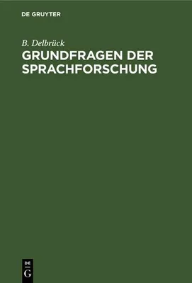 Produktbild von Grundfragen der Sprachforschung