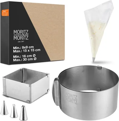 Produktbild von Moritz & Moritz Backrahmen Set Eckig und Rund