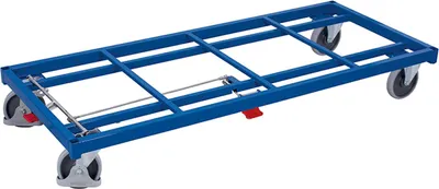 Produktbild von VARIOfit Schwerlastwagen Gummibereifung 500kg Tragkraft 2080x880mm Anthrazitgrau RAL 7016