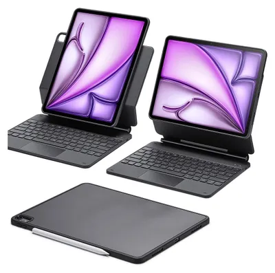 Produktbild von ESR 6B024 Tastaturgehäuse für iPad Air 13 M2, 2024, schwarz QWERTZ