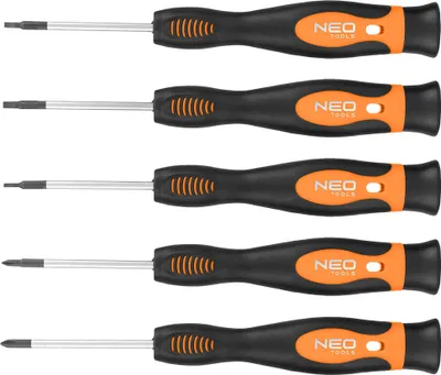 Zdjęcie produktu dla NEO TOOLS Wkrętaki precyzyjne, zestaw 5 szt.
