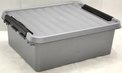 Produktbild von Sunware Aufbewahrungsbox - grau - 25L - 50 x 40 x 18 cm