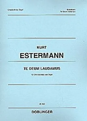 Produktbild von Te deum laudamus : für Choralscholaund Orgel