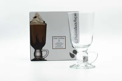 Produktbild von Pasabahce 4 Stück 44109 Irish Coffee-Glas 280 ml Premium Latte Irish Gläser Teegläser mit Henkel Latte Macchiato Eiskaffee Cocktail