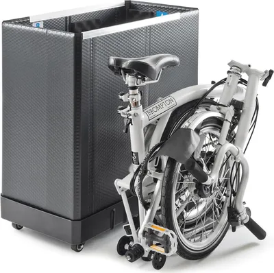 Immagine prodotto di Klapprad Transporttasche faltbar, Fahrrad Transportkoffer + Rollen, Schaumstoff