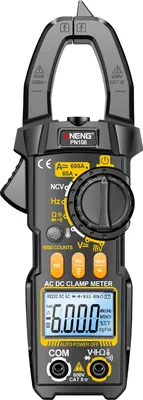 Obrázek produktu pro ANENG PN108 Digitální klešťový ampérmetr, tester napětí a proudu, profesionální multimetr s 6000 počty, teplota diod, Hz, Ohm, tester kapacity