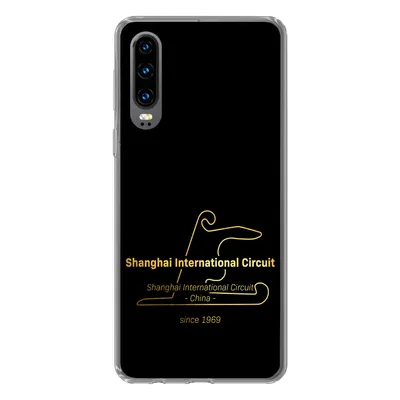Produktbild von MuchoWow® Handyhülle Schutzhülle Hülle für Huawei P30 Formel 1 - China - Rennstrecke Silikon Softcase Handy Hülle - Kartenbesitzer