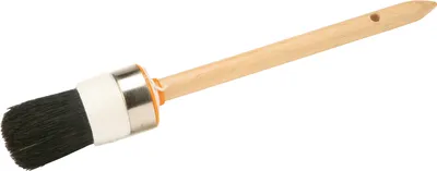 Produktbild von Rundpinsel Ringpinsel Malerpinsel Lackierpinsel Naturborsten-Mix Holz 30 mm