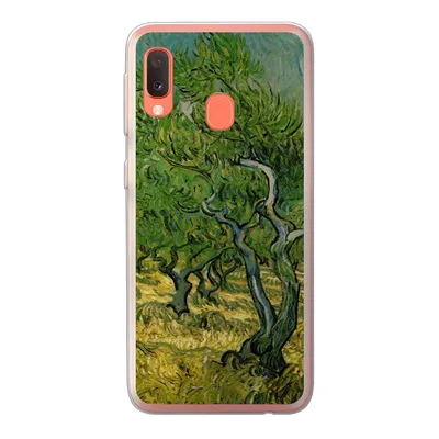 Produktbild von MuchoWow® Handyhülle Schutzhülle Hülle für Samsung Galaxy A20e Olivenhain - Vincent van Gogh Silikon Softcase Handy Hülle - Abdeckung