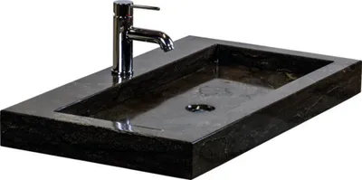 Produktbild von Sanox Möbelwaschtisch Lucca 81 x 45,5 cm schwarz 10501002