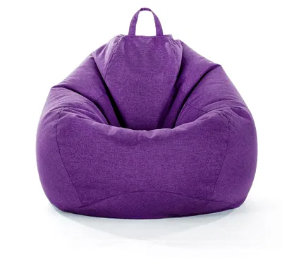 Produktbild von Sitzkissen Sofa Beanbag Sitzsack Hülle Sitzsackbezug Sofabezug Lazy Lounger Sitzsack-Aufbewahrungsstuhlbezug 70Cm X 80Cm