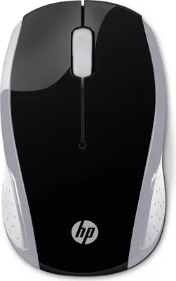 Produktbild von HP Wireless-Maus 200 (Pike Silver), Beidhändig, Optisch, RF Wireless, 1000 DPI, Silber
