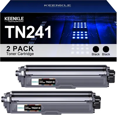 Produktbild von KEENKLE TN241BK TN242BK Kompatibel für Brother TN-241 TN-242 TN245 TN246 für Toner Brother MFC 9332CDW DCP 9022CDW MFC 9142 CDN HL-3142CW HL-3152CDW MFC-9342CDW (2 Schwarz)