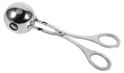Produktbild von Kitchen Craft Edelstahl-Fleischbällchenformer, Keksteig-Fleischbällchen-Portionierer, Melonenbällchenformer, Groß