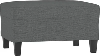 Immagine prodotto di Poggiapiedi Grigio Scuro 70x55x41 cm in Tessuto