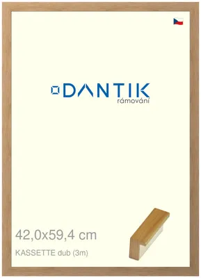 Obrázok produktu pre DANTIK rám 42x59,4 | KASSETTE dub (Plexi Clear)