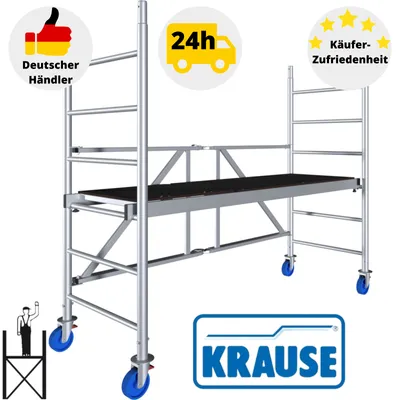 Immagine prodotto di Krause - Impalcatura pieghevole MONTO ProTec XS, alluminio, 2,90 m