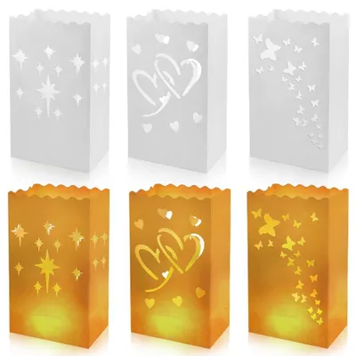 Produktbild von Set mit 30 Papierlampen für Hochzeiten und Dekorationen