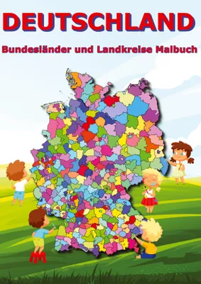 Produktbild von Deutschland Bundesländer und Landkreise Malbuch