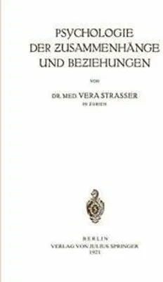 Obrázek produktu pro Psychologie der Zusammenhänge und Beziehungen
