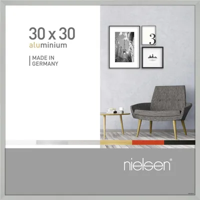 Produktbild von nielsen Aluminium Bilderrahmen Pixel, 30x30 cm, Silber Matt