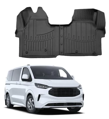 Immagine prodotto di 3D Tappeti Tappetini Auto In Gomma Su Misura Per Ford Transit Custom Dal 2023 2 Pezzi