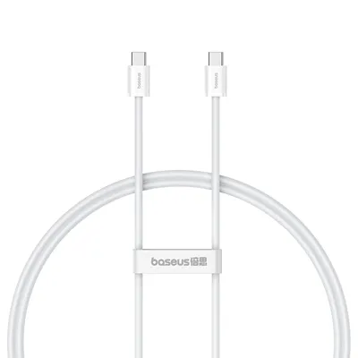 Produktbild von Baseus Superior USB C auf USB C Datenkabel 1 m 30 W Weiß