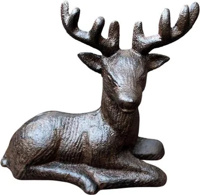 Immagine prodotto di Statuetta da giardino del cervo sdraiato