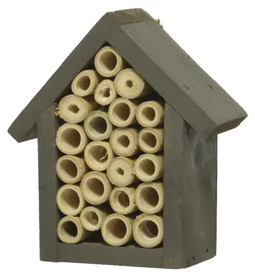 Produktbild von Decoris Insektenhotel - grau - Fichtenholz - 11 cm