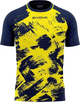 Produktbild von Givova Art Kurzarm-t-shirt Gelb,Blau XL Mann Gelb,Blau XL