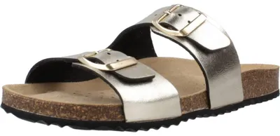 Produktbild von GEOX Sandalette BRIONIA, Glattleder, Gold, Damen
