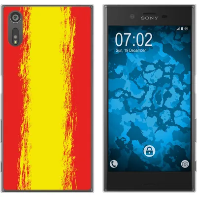 Produktbild von PhoneNatic Case kompatibel mit Sony Xperia XZs Silikon-Hülle WM Spanien M11
