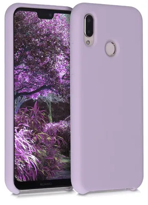 Produktbild von kwmobile Handyhülle für Huawei P20 Lite Hülle - Case Silikon - Kabelloses Laden - Schutzhülle Cover in Mauve