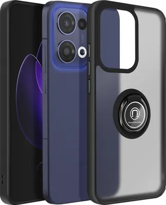 Zdjęcie produktu dla Avizar, Hulle Oppo Reno 13 Magnetic Ring Translucent, czarny