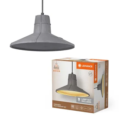 Produktbild von Ledvance Deckenleuchte Pendellampe Decor Concrete Sala Dunkelgrau E27