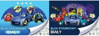 Produktbild von Zeichenblock, weiß, A4, 20 Blatt, Batman-Motive – Beniamin