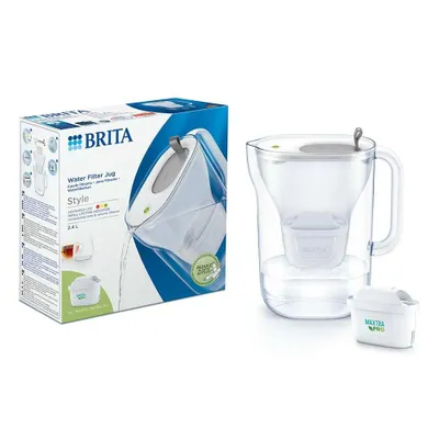 Immagine prodotto di Caraffa filtrante blu/grigio da 2,4 l + cartuccia maxtra Brita 1051125