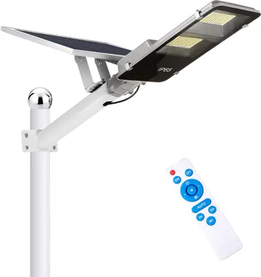 Immagine prodotto di Lampione solare 233 LED luce solare 20000lm IP65 impermeabile lampada solare dimmerabile con telecomando per giardino esterno terrazza parcheggio