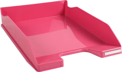 Image de Exacompta 6x Corbeille à courrier Combo Midi Iderama Framboise brillant 113284D