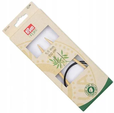 Obrázek produktu pro Prym Bambusové jehlice s lankem 80 cm 5,5 mm