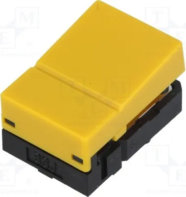 Produktbild von 1x  Schalter für Tastatur  0,05A/24VDC gelb Pos: 2 THT B3J-1300 Tac