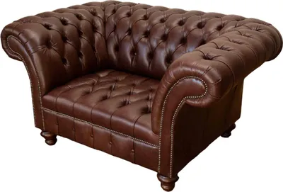 Produktbild von Chesterfield Sofa Wohnzimmer Sofas Couch Polster Leder Modern 1,5 Sitzer