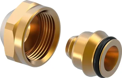 Productafbeelding van UPONOR Vario klemringkoppeling, PEX, 16x1,8/2,0, G3/4"FT, Euro, 1 stuk.