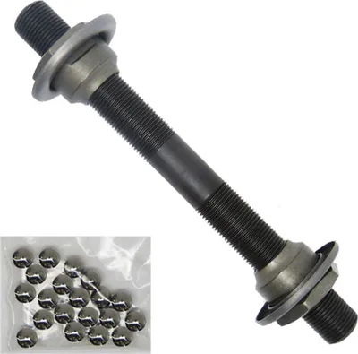 Produktbild von Vorderradachse 9,5mm  L=130mm, mit Kugeln + Staubdeckel, Point, 30011800