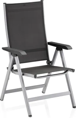 Immagine prodotto di Poltrona multiposizione KETTLER Basic Plus, argento/antracite, alluminio/tessuto per esterni
