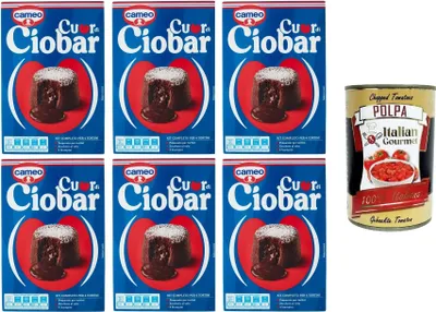 Produktbild von Cameo Cuor di Ciobar Zubereitet für 4 köstliche Cuor di Ciobar! 6x 233gr + Italian Gourmet polpa 400g