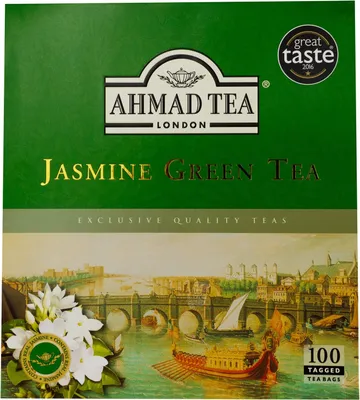 Produktbild von Ahmad Tea- Jasmine Grüner Tee 200g, 100 Beutel