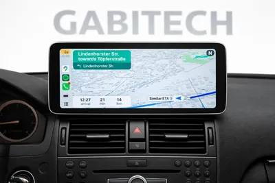 Produktbild von Für MERCEDES BENZ C klasse W204 NTG4.0 2007-2010. Qualcomm 10.3" Android 14 Autoradio GPS Navi Drahtlos Carplay und Android Auto. 8GB RAM