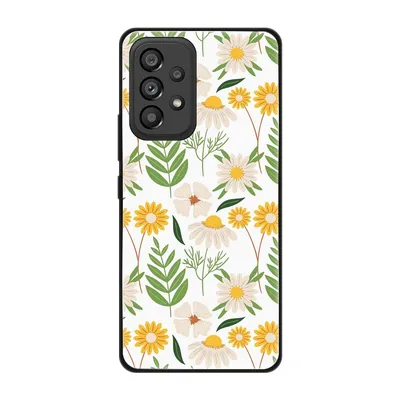 Produktbild von König Design Hülle kompatibel mit Samsung Galaxy A53 5G Kunststoff Soft Handyhülle - Handy Case Blumenmuster 2