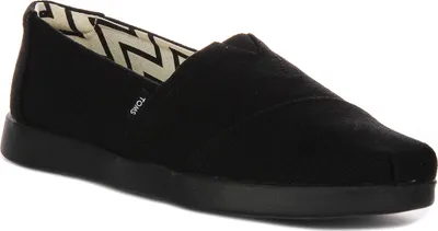 Produktbild von Toms Alpargata Plus In Black Black For Women – 8 UK - 42 EU - 10 US / Black Black